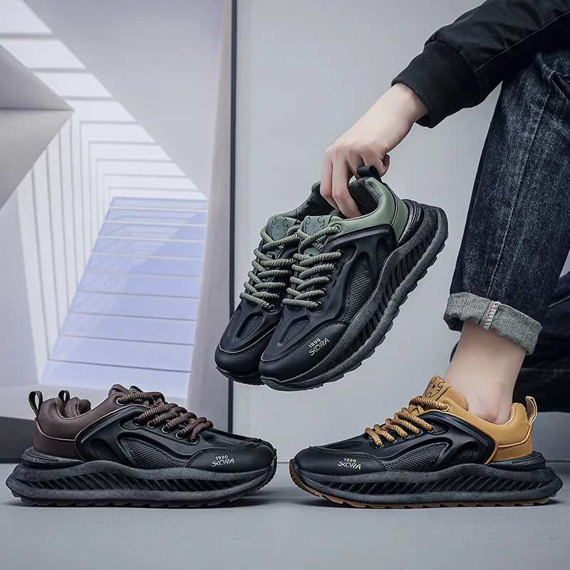 حذاء رياضي رجالي – جلد صناعي