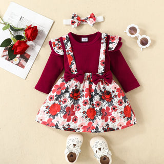 unisex newborn baby rompers طقم بنات bodysuit romper & جيب woven fabric for ربيع خريف season