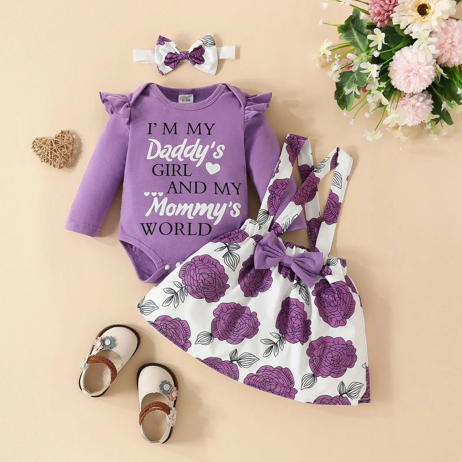 unisex newborn baby rompers طقم بنات bodysuit romper & جيب woven fabric for ربيع خريف season