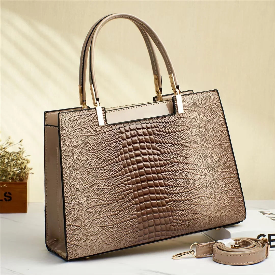 شنطة يد مميزة للنساء - Wholesale Ladies PU Leather Fashion Shou