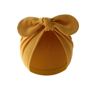 wholesale جديد children's solid color beanie cap rabbit ear pullover ستايل european american baby indian ball cap