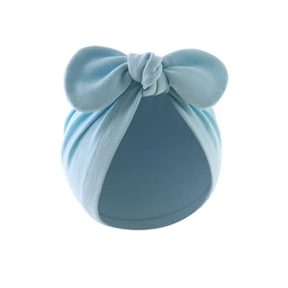 wholesale جديد children's solid color beanie cap rabbit ear pullover ستايل european american baby indian ball cap