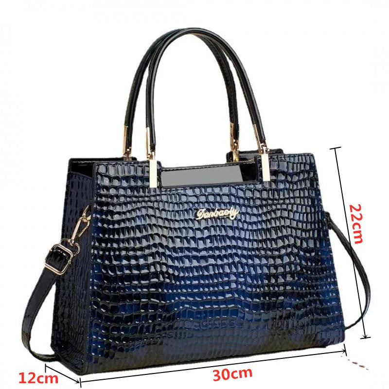 شنطة كتف عصرية للنساء - Women Tote Bags for Women PU Leather Lad
