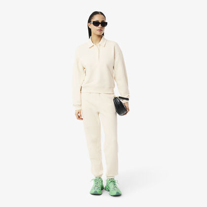 بنطال صوف منقوش عليه شعار الماركة Lacoste