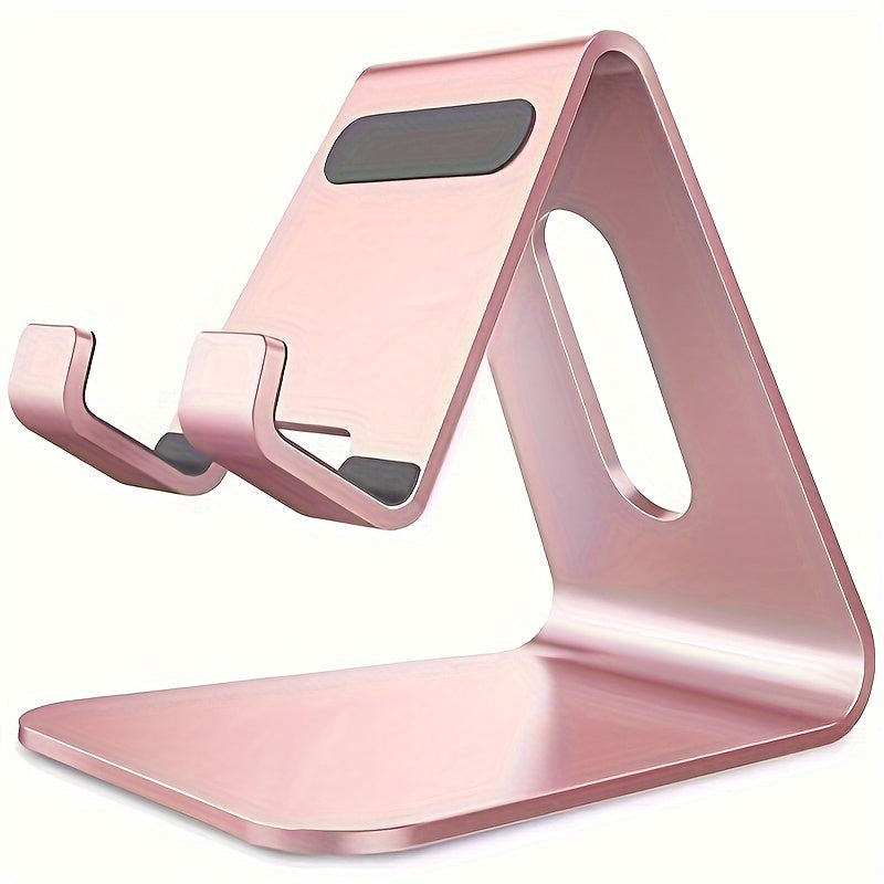 حامل هاتف خلوي للمكتب، حامل هاتف سطح المكتب، حامل هاتف محمول من الألومنيوم لهاتف iPhone 15 14 13 12 Pro Mini 11 X Xr Xs Max 8 7 6 6s Plus Samsung Galaxy S21 Ultra جميع الهواتف الذكية (أسود)