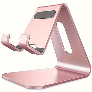 حامل هاتف خلوي للمكتب، حامل هاتف سطح المكتب، حامل هاتف محمول من الألومنيوم لهاتف iPhone 15 14 13 12 Pro Mini 11 X Xr Xs Max 8 7 6 6s Plus Samsung Galaxy S21 Ultra جميع الهواتف الذكية (أسود)