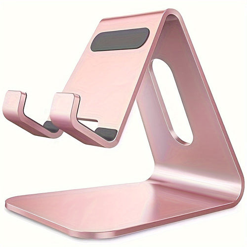 حامل هاتف خلوي للمكتب، حامل هاتف سطح المكتب، حامل هاتف محمول من الألومنيوم لهاتف iPhone 15 14 13 12 Pro Mini 11 X Xr Xs Max 8 7 6 6s Plus Samsung Galaxy S21 Ultra جميع الهواتف الذكية (أسود)