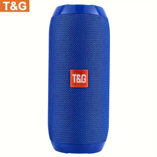 سماعات بلوتوث TG-117، سماعة موسيبيبي، محمولة، قارئ بيانات بطاقة TF\فلاش، سماعة لاسلكية، بلوتوث 5.3، صوت ستيريو قوي، باس قوي، سماعات شحن لمزيد من الصوت الأعلى وفترات خدمة أطول