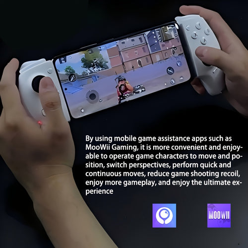جهاز تحكم ألعاب قابل للتمدد من نوع C لعام 2025، مناسب لـ iOS/Android/Huawei/SWITCH/PC، يدعم PS/XBox/Steam Streaming؛ اتصال ثنائي الوضع؛ تبريد بنمط خلية النحل؛ عصا التحكم المزدوجة هول؛ مشغل هول؛ وظائف توربو وإشعال تلقائي؛ دعم تسجيل البرامج الماكرو وزر الرج